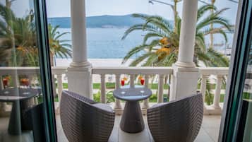 Blick von der Unterkunft