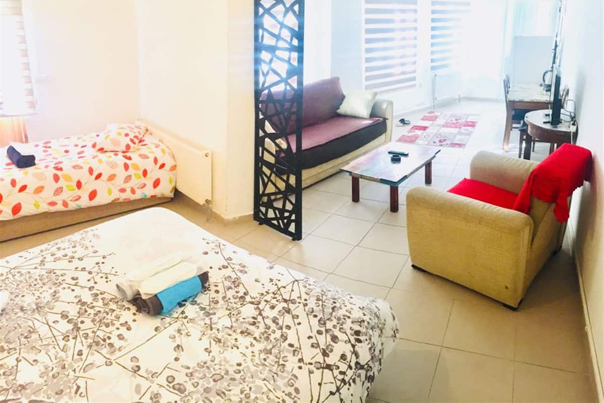 Premium bedding, iron/ironing board, free WiFi