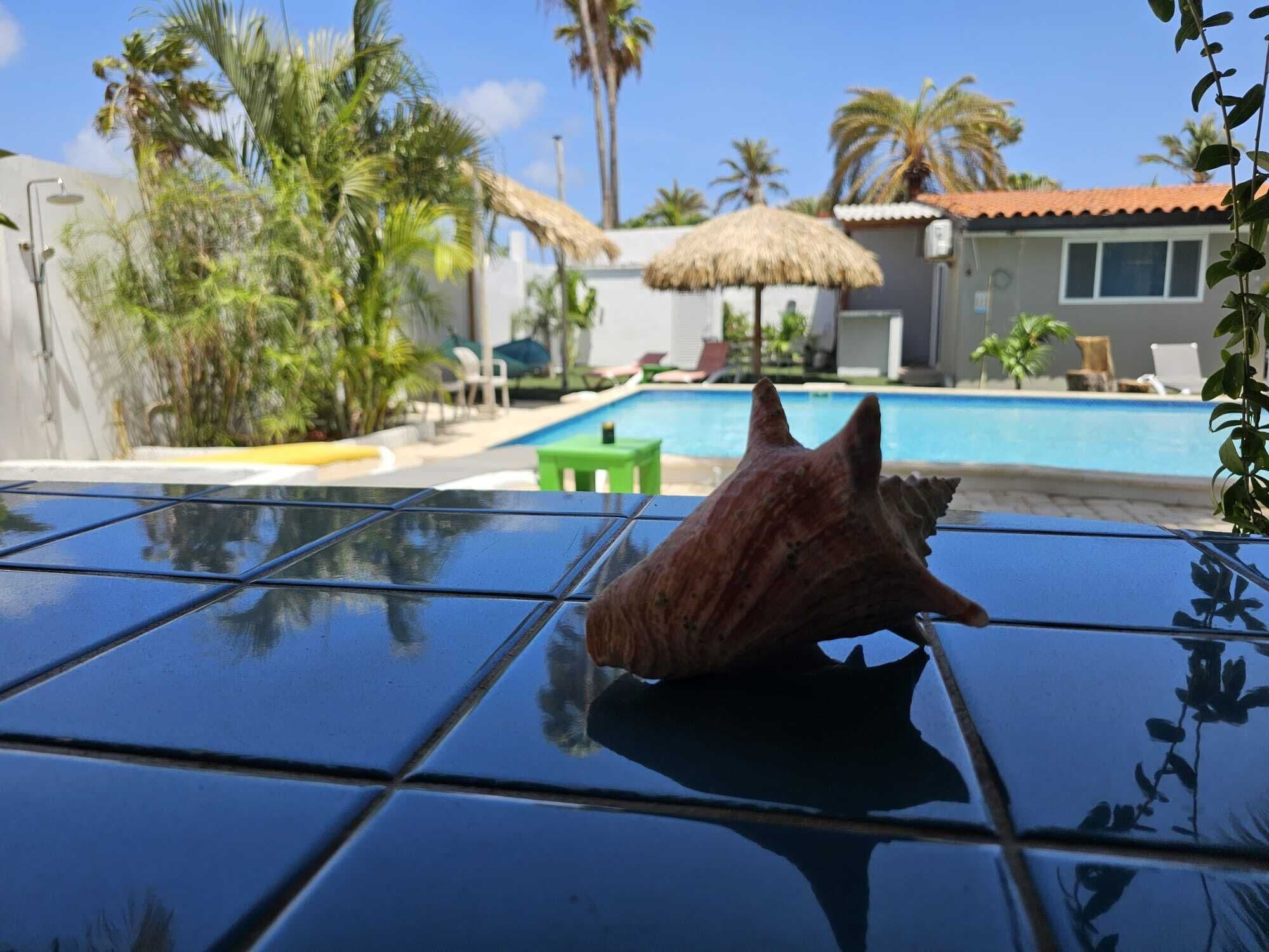 Panoramic Studio, 1 Bedroom, Garden View, Poolside | Pillowtop beds, blackout drapes, iron/ironing board, free WiFi