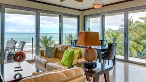 Apartment, 3 Bedrooms, Non Smoking, Beach View | Living area - Diamante del Sol 501N (Jacó)