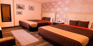 Quadruple Room | Premium bedding, in-room safe, desk, laptop workspace