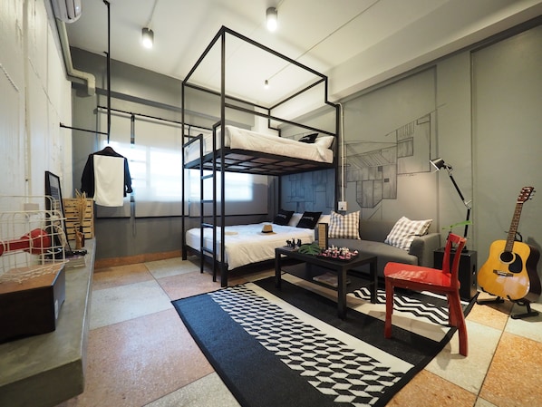 Premier Quadruple Room, Multiple Beds | Minibar, desk, rollaway beds, free WiFi