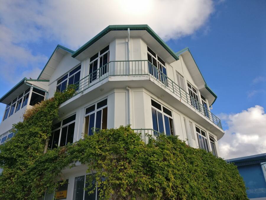 Overnatningsstedets facade