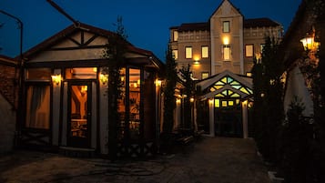 Front of property - evening/night