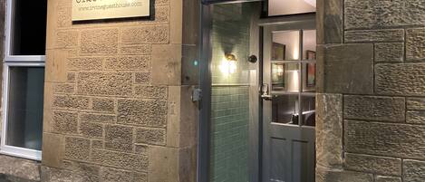 Front of property – evening/night