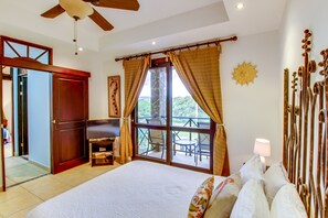 Comfort Apartment, 3 Bedrooms, Non Smoking, Beach View | 3 bedrooms, in-room safe, desk, iron/ironing board - Bahía Encantada G4 (Jacó)