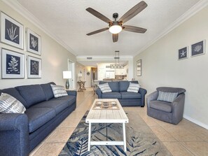 TV - Sound Therapy  3 Bedrooms | 2 Bathrooms | Sleeps 9 | Gulf-Front Views | Walkable to Adventure (Navarre Beach)