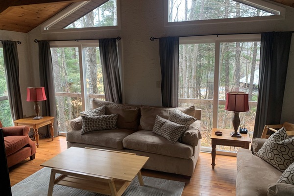 Smart TV, fireplace, DVD player