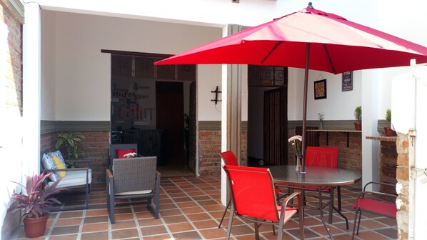 Lobby sitting area