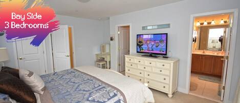 3 bedrooms, iron/ironing board, WiFi, bed sheets