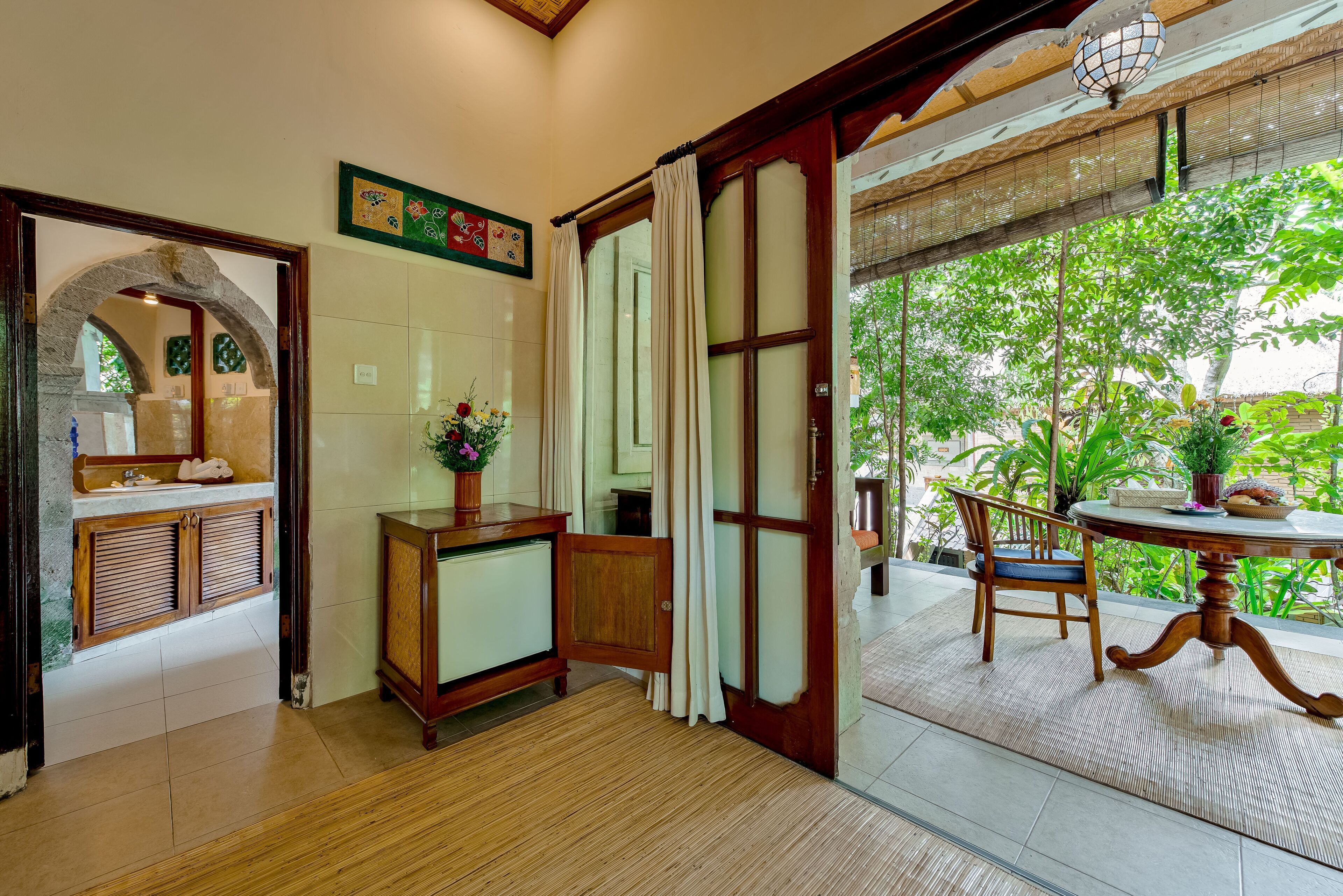 superior garden tea house | view from room