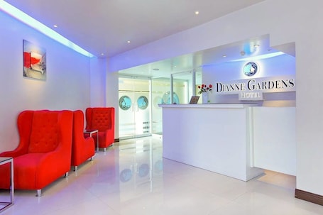 Reception. Dianne Gardens Hotel