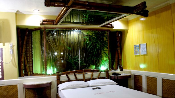 Garage Room | Desk, rollaway beds, WiFi (free), bed sheets - Dahlia Hotel (Pasig)