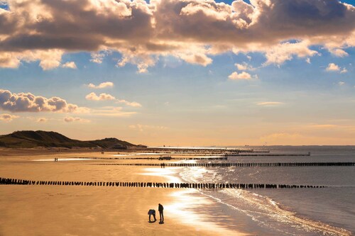 TOP LOCATION! Vacation home for 2 people, 100m from the beach and center