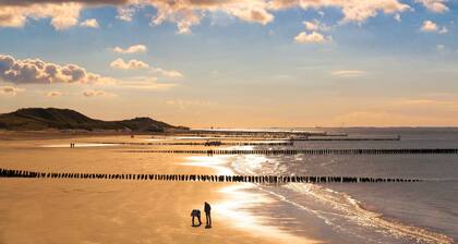 TOP LOCATION! Vacation home for 2 people, 100m from the beach and center