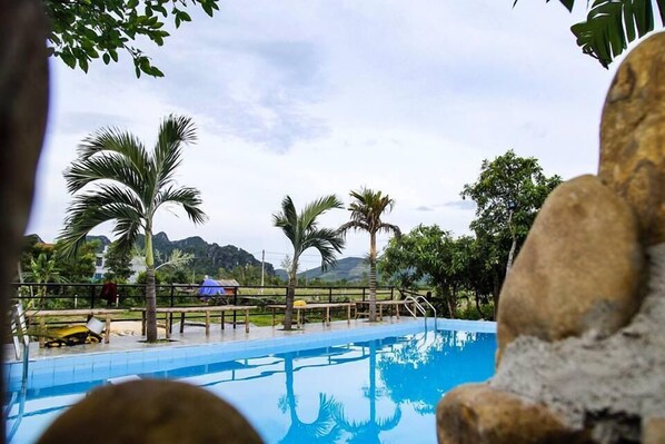 Phòng đôi hoặc 2 giường đơn Deluxe, quang cảnh núi | Quang cảnh từ phòng