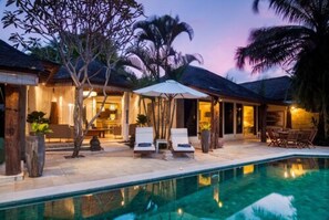 Front of property - evening/night