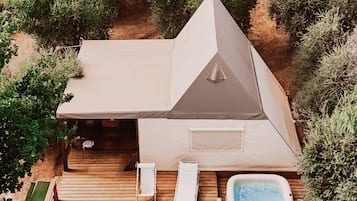Glamping Eco-suite con colazione e vasca idromassaggio esclusiva
