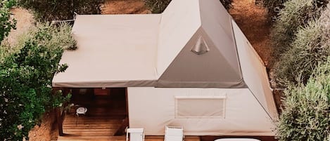 Glamping Eco-suite con colazione e vasca idromassaggio esclusiva