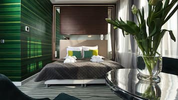 Minibar, in-room safe, blackout curtains, soundproofing