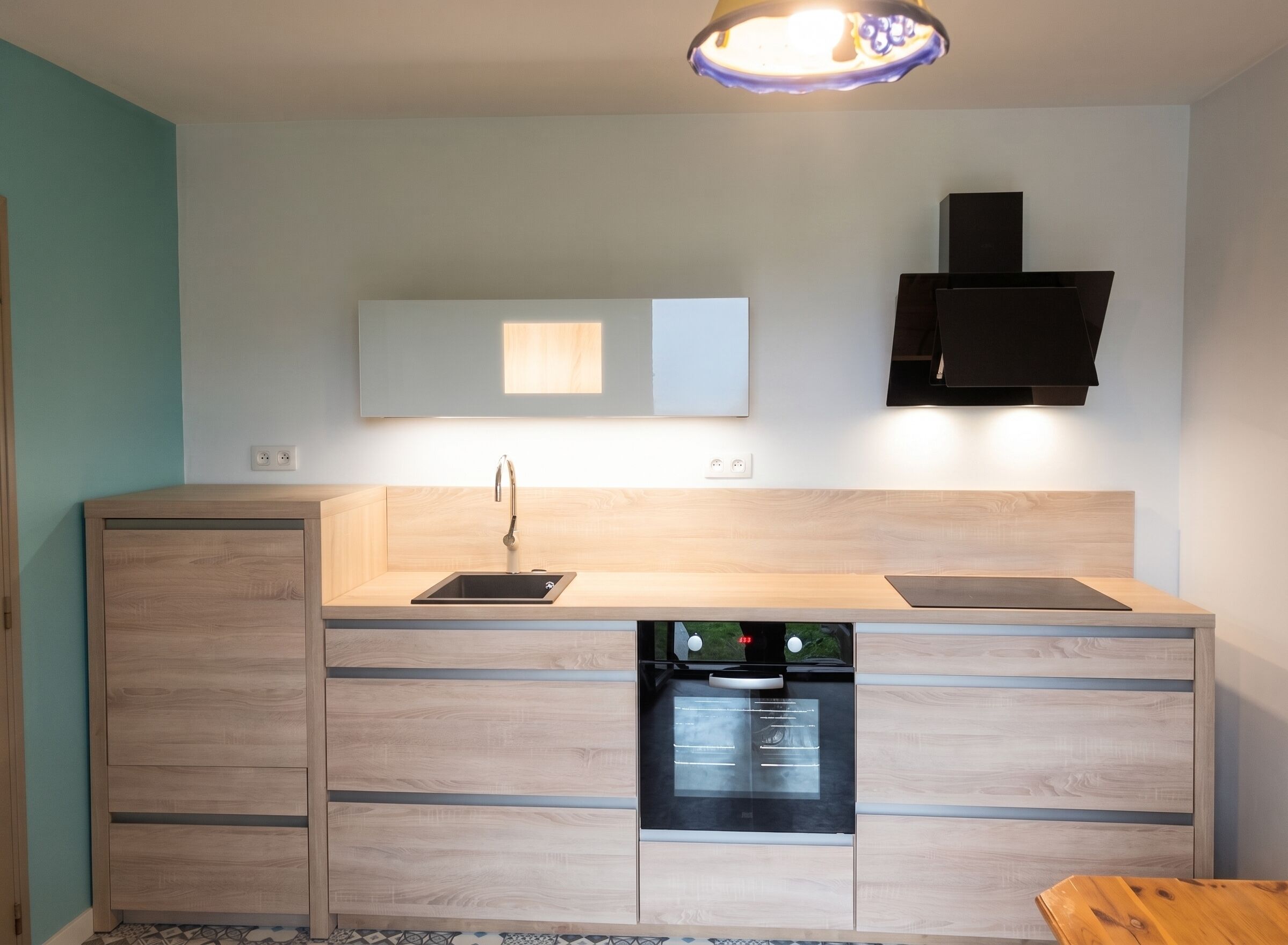 Refrigerador, microondas, horno, placa de cocina