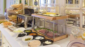 Daily buffet breakfast (EUR 10 per person)