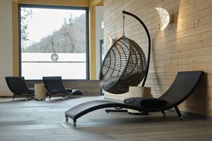 Un sauna, tratamientos corporales, envolturas corporales