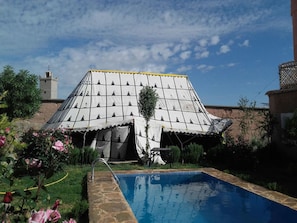 Indoor pool, outdoor pool