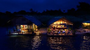Front of property – evening/night - Floatation (Phnom Penh)