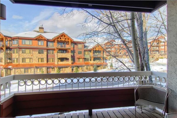 Apartment | Balcony - 1206 Trappeur's Lodge, Trappeur's Crossing Apartment 2 (Steamboat Springs)