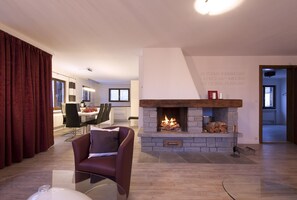 Fireplace - Chasa Diala Wohnung Ena (Scuol)