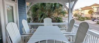 Fabulous views  - right across the street from the beach!