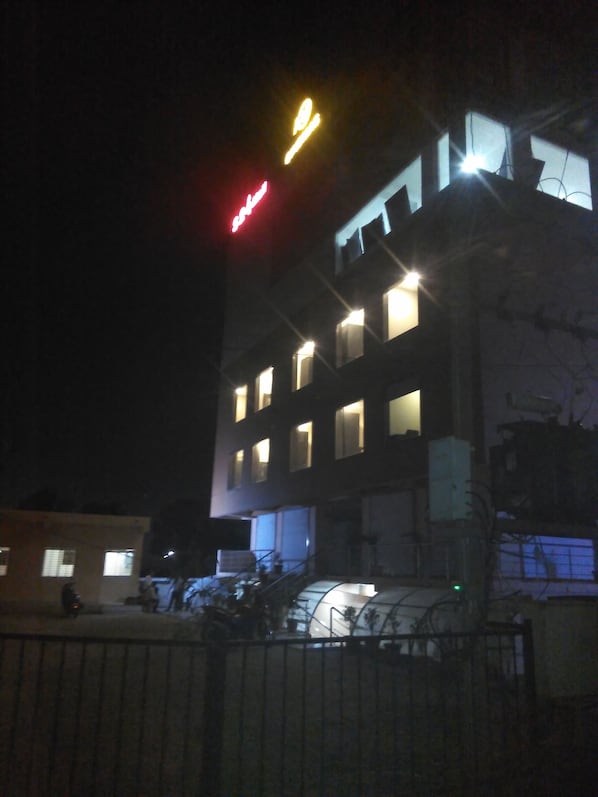 Front of property – evening/night
