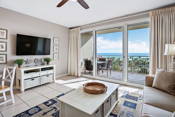 Flat-screen TV, DVD player - Serenity Place  at Sterling Shores ~ Beautiful Views ~ (Destin)