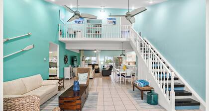 Belle 4 chambres, 3 salles de bain, spacieuse piscine / SPA Accueil avec 200 'de large canal.