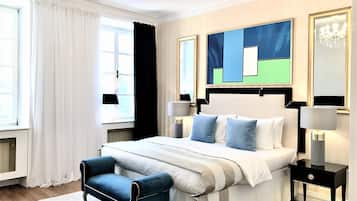 Presidential Suite, 3 Bedrooms, 2 Bathrooms (Market Square view, 180 m2) | 3 間臥室、埃及棉床單、高級寢具、記憶床墊