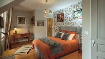 1 chambre, literie de qualité supérieure, décoration personnalisée