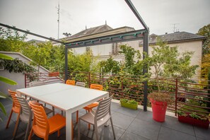 Udsigt fra overnatningsstedet