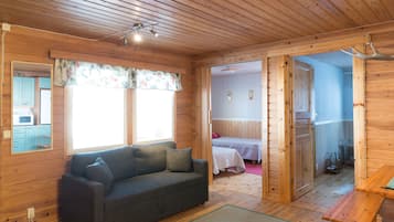 Mikkila | Wohnzimmer | 32-Zoll-Flachbildfernseher mit Digitalempfang, Fernseher, Kamin