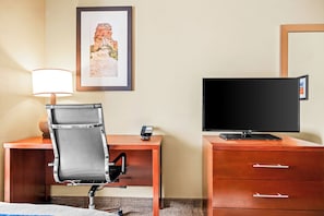 Pillowtop beds, individually furnished, desk, laptop workspace