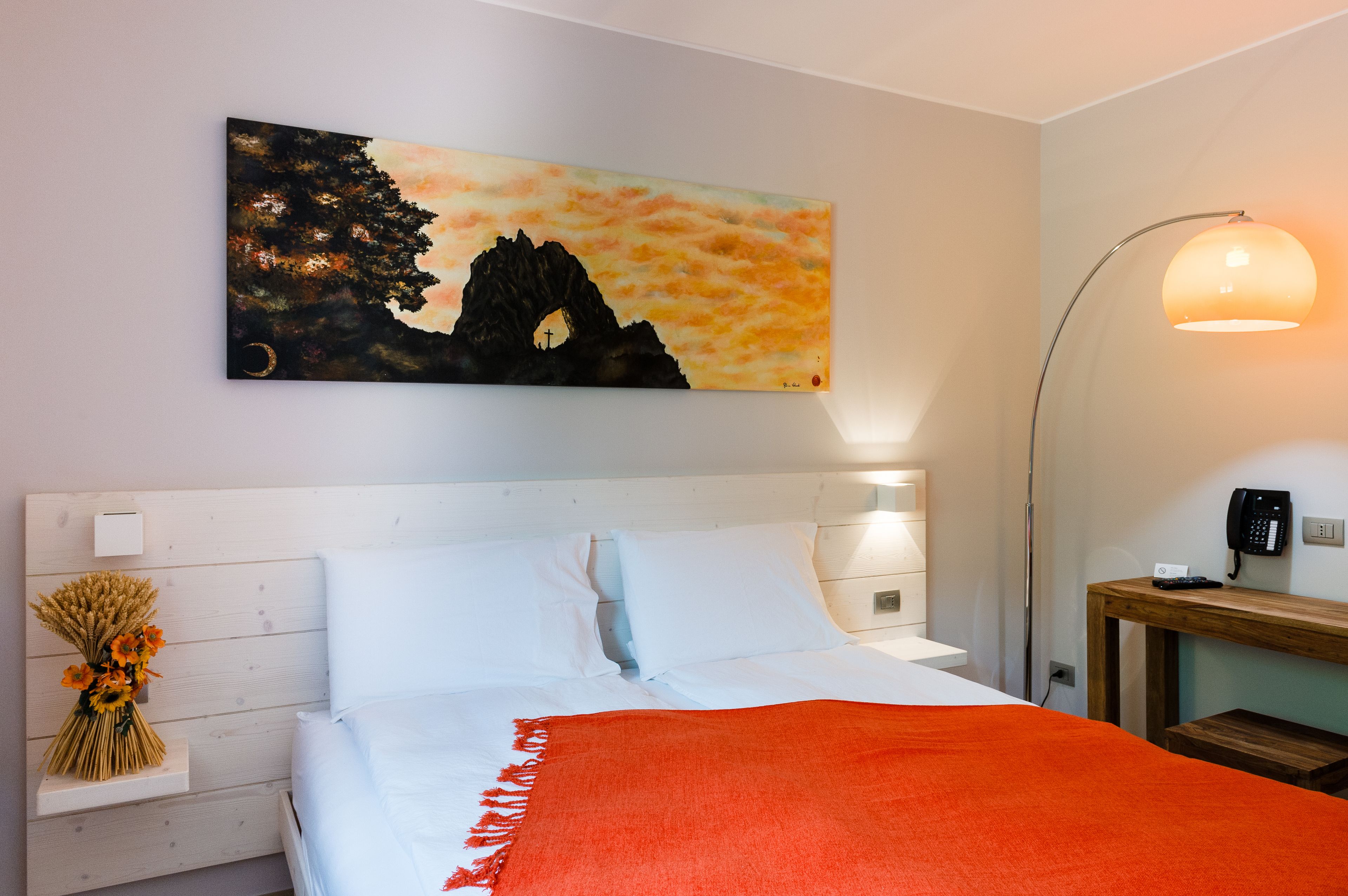 double or twin room, mountain view (la arancio) | frette italian sheets, premium bedding, down duvets, memory-foam beds