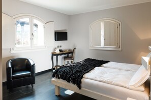 Kahden hengen deluxe-huone (yksi tai kaksi sänkyä), vuoristonäköala (La Nera) | Italialaiset Frette-lakanat, ylelliset vuodevaatteet, untuvapeitot