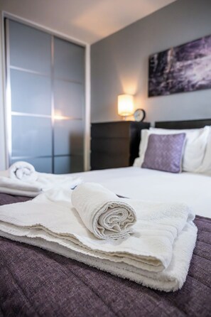 City Apartment, 1 Bedroom, City View | 1 bedroom, premium bedding, individually decorated