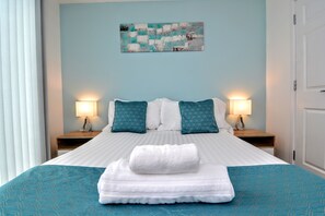 City Apartment, 1 Katil Raja (King) dengan Katil Sofa, City View | 1 bilik tidur, peralatan tempat tidur premium, dihias secara berasingan