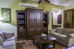Family Villa, 2 Bedrooms | Living room | Flat-screen TV - FN397-Loreto Bay- Luxury Mexican Villa (Loreto)