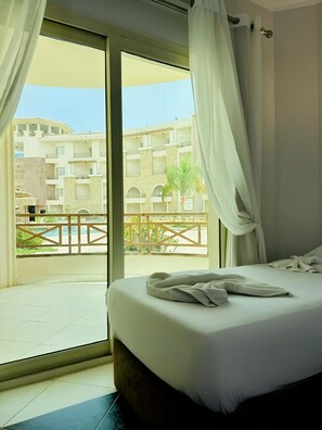 Standard Studio, Balcony | View from room - Royal Beach Serviced Apartments (Hurghada)