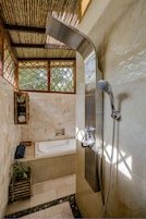 Exclusive Villa, 2 Queen Beds, Garden View | Bathroom | Shower, rainfall showerhead, hair dryer, towels