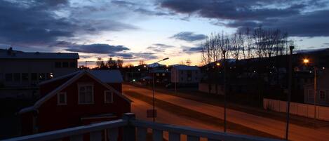 Blick von der Unterkunft