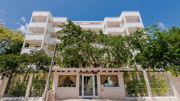 Façade de l’hébergement