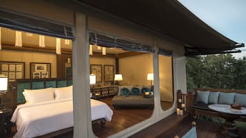 Hilltop Tent | Sábanas italianas Frette y ropa de cama de alta calidad